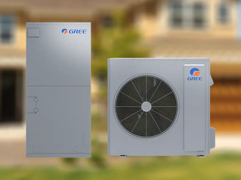 Ducted heat pump system